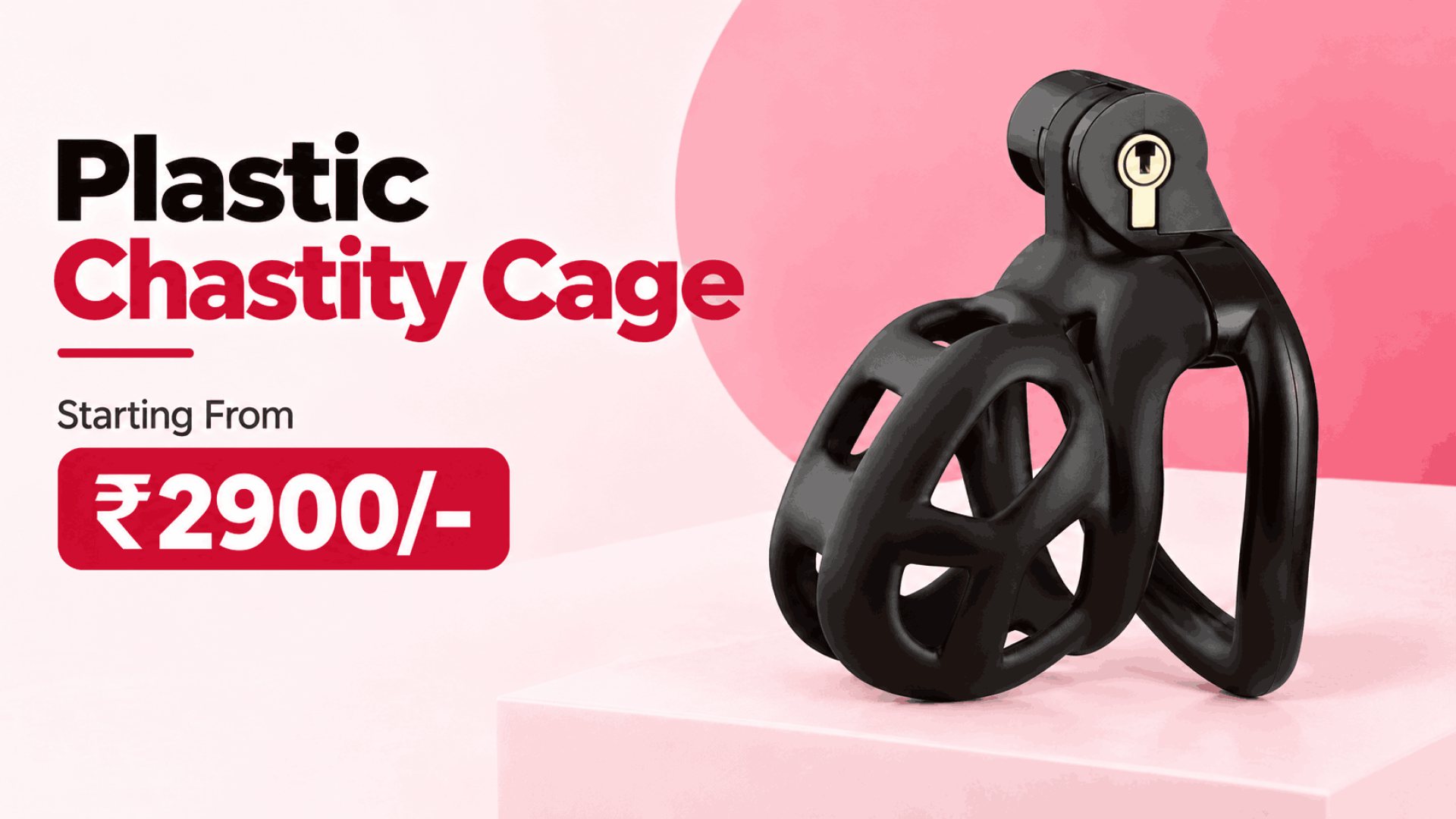 Chastity cage with lock – Chastity Cage India